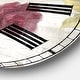 preview thumbnail 2 of 9, Designart 'French Roses I' Farmhouse Large Wall CLock