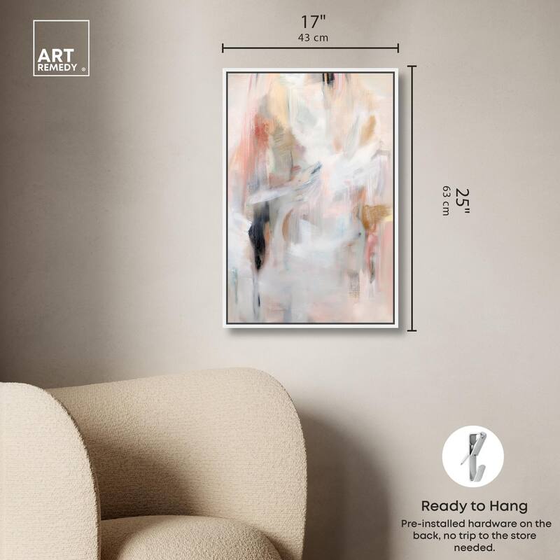 Drifting Colors II Canvas by Art Remedy