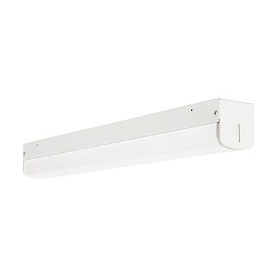2FT LED Strip Light Fixture, 22W, 3 Color Selectable 3500K-5000K, Dimmable, 120-347Vac, UL Listed, 8 Pack - 24.02