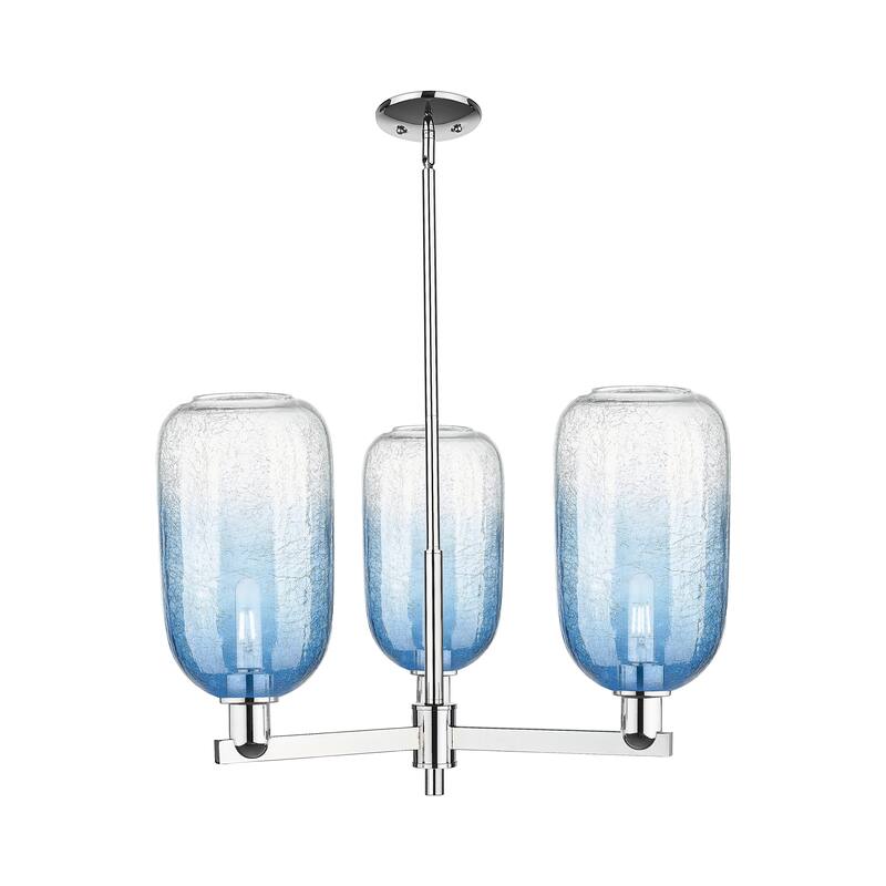 Innovations Lighting Downtown Urban - Brookhaven Cloche - 3 Light 18" Stem Hung Chandelier