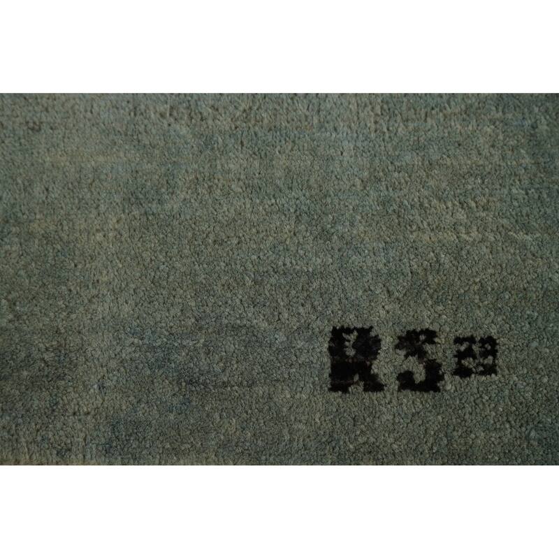 Gabbeh Modern Foyer Rug Handmade Bedroom Wool Carpet - 2'9"x 3'11"