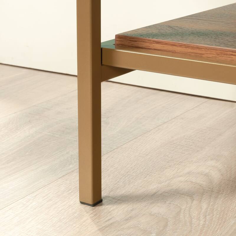 Wood Storage Cabinet with Modern Design, Brown - 31.5"W x 15.51"D x 70.87"H