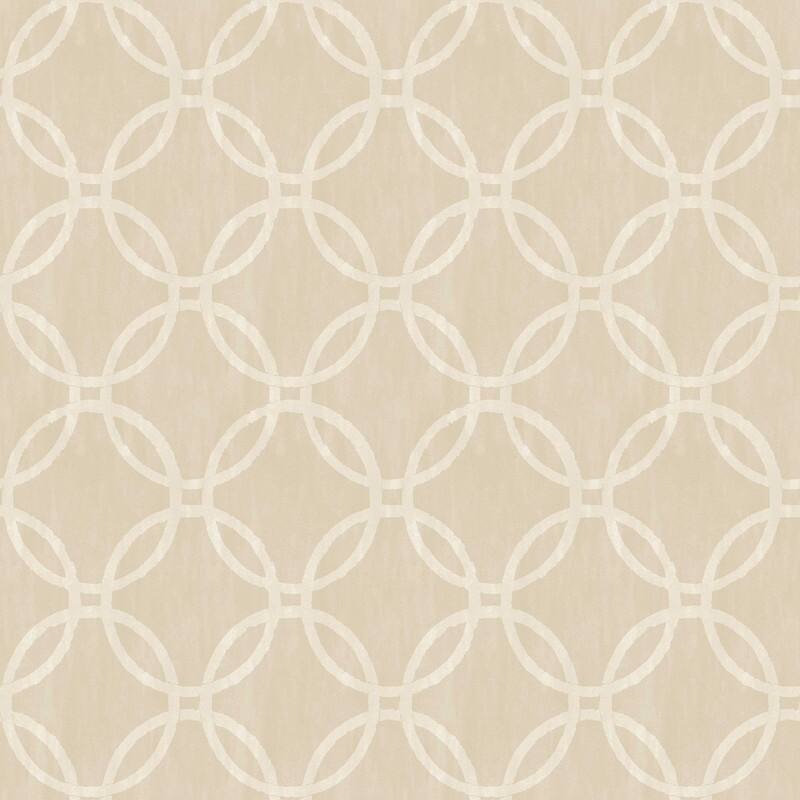 Brewster Eaton Grey Geometric Wallpaper - 20.5in x 396in x 0.025in
