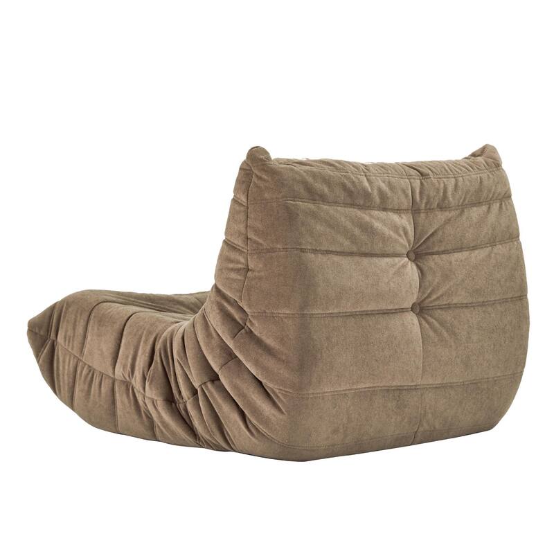 Ergonomic Design Stable Bean Bag Sofa,Armless Floor sofa Bean Bag Chair for Adults Fireside Bean Bag Lounger Memory Foam Chair