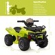 preview thumbnail 5 of 18, Kids ATV 4 Wheeler, 6V Ride On Toy Car for Toddlers 1-3 Boys & Girls