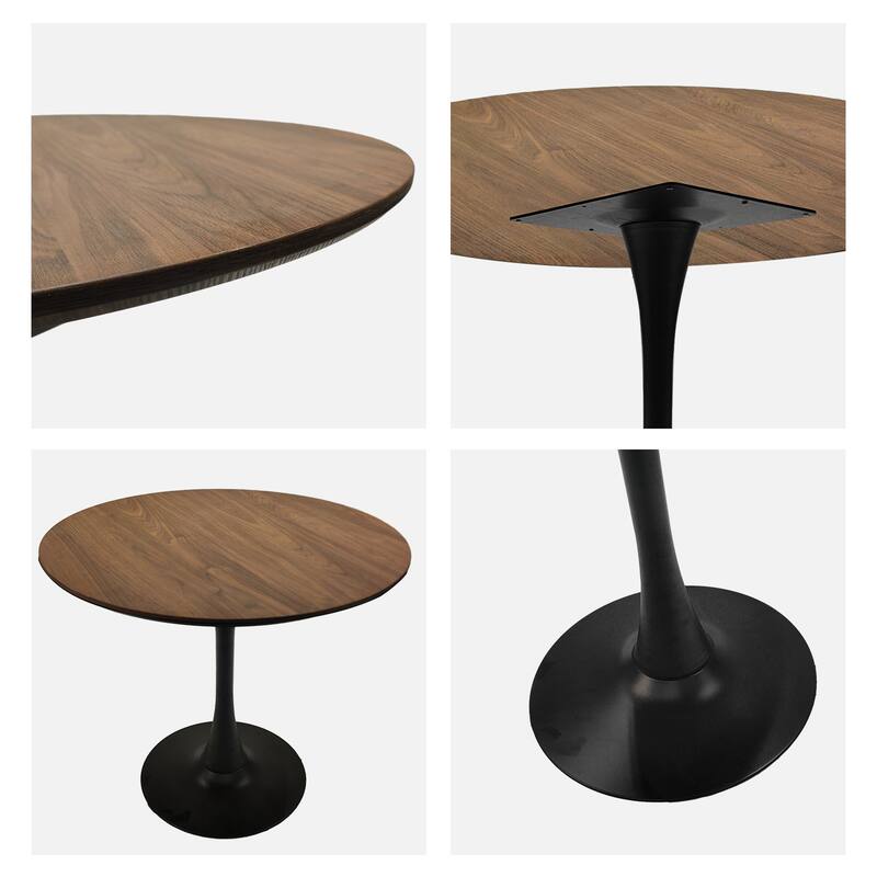 Round MDF Table Top & Pedestal Base
