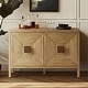 preview thumbnail 2 of 22, Madison Park Paige Geometric 2-Door Storage Cabinet with Adjustable Shelves
