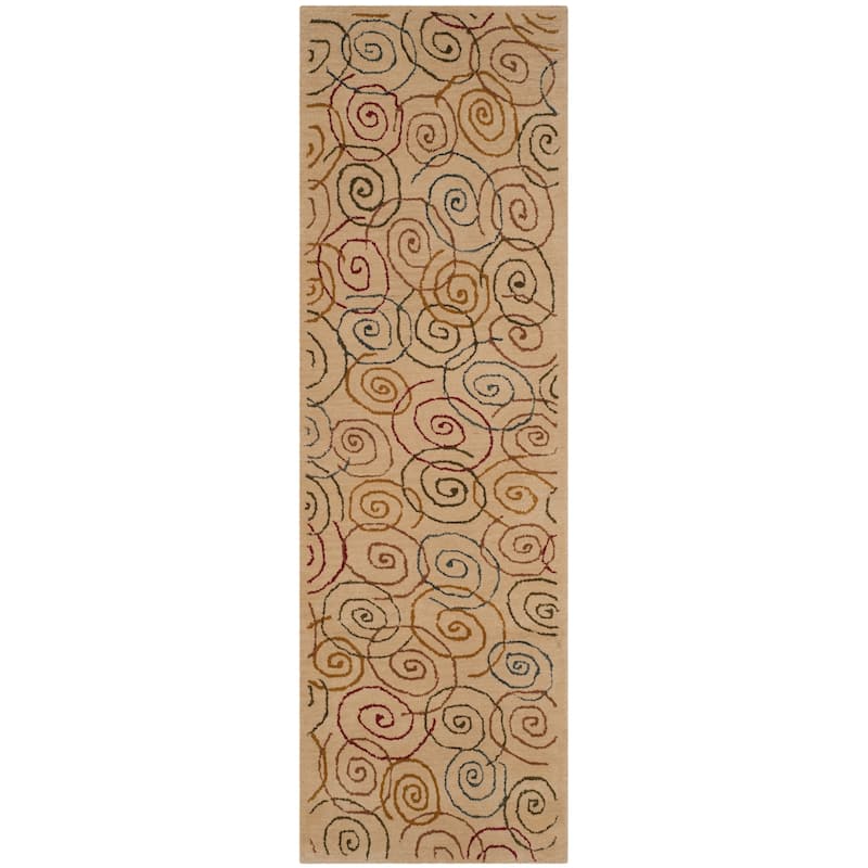 SAFAVIEH Handmade Hampton Reflection Modern Wool Rug