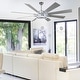preview thumbnail 28 of 35, Bella Depot 72" Modern Large Ceiling Fan 6-speed Reversible with Dimmable Light and Remote for Family Room