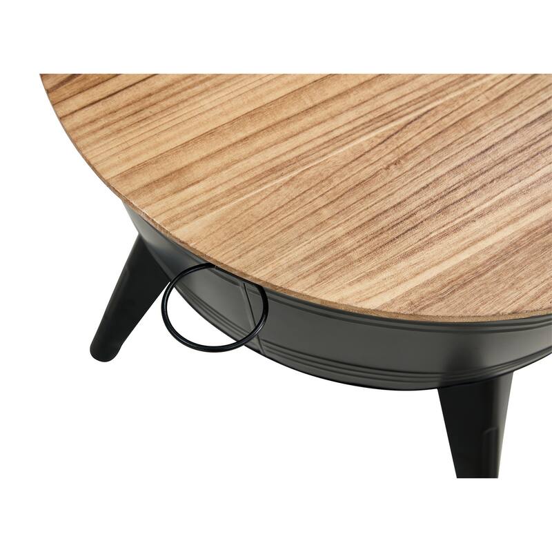 Metal Cocktail Table with Storage Space