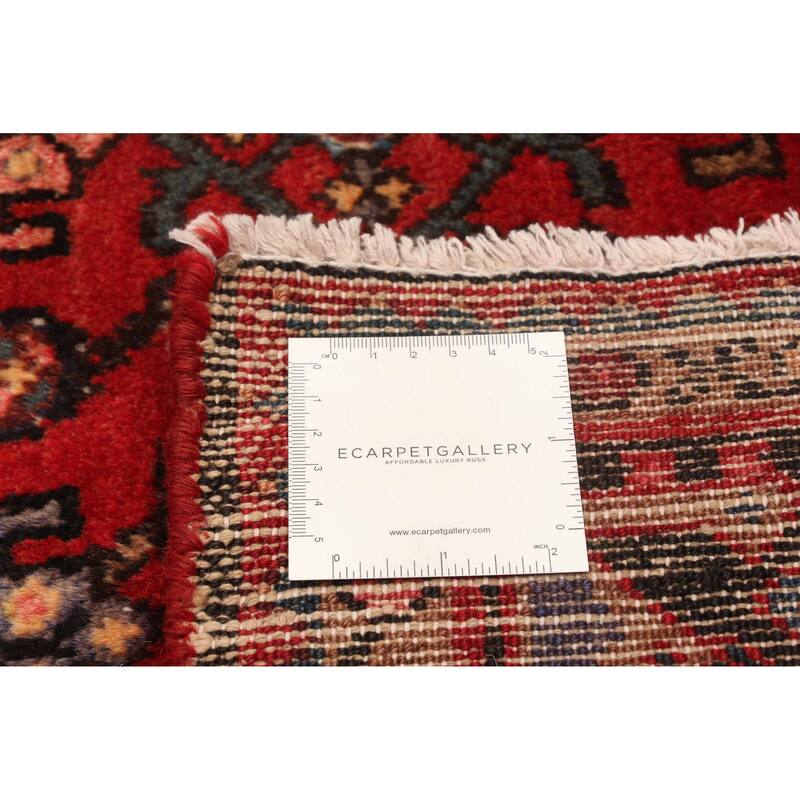ECARPETGALLERY Hand-knotted Andelz Red Wool Rug - 3'11 x 10'1