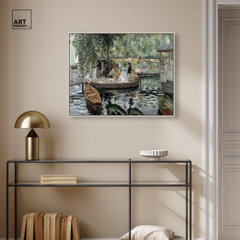 La Grenouillere 1869 Canvas by Art Remedy