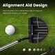 preview thumbnail 5 of 7, Ultimate 35" Golf Putter Mallet Style Putter with Alignment Aid Rubber - See Details