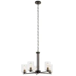 Fontella 24"W 5-Light Chandelier by Kichler Olde Bronze Finish