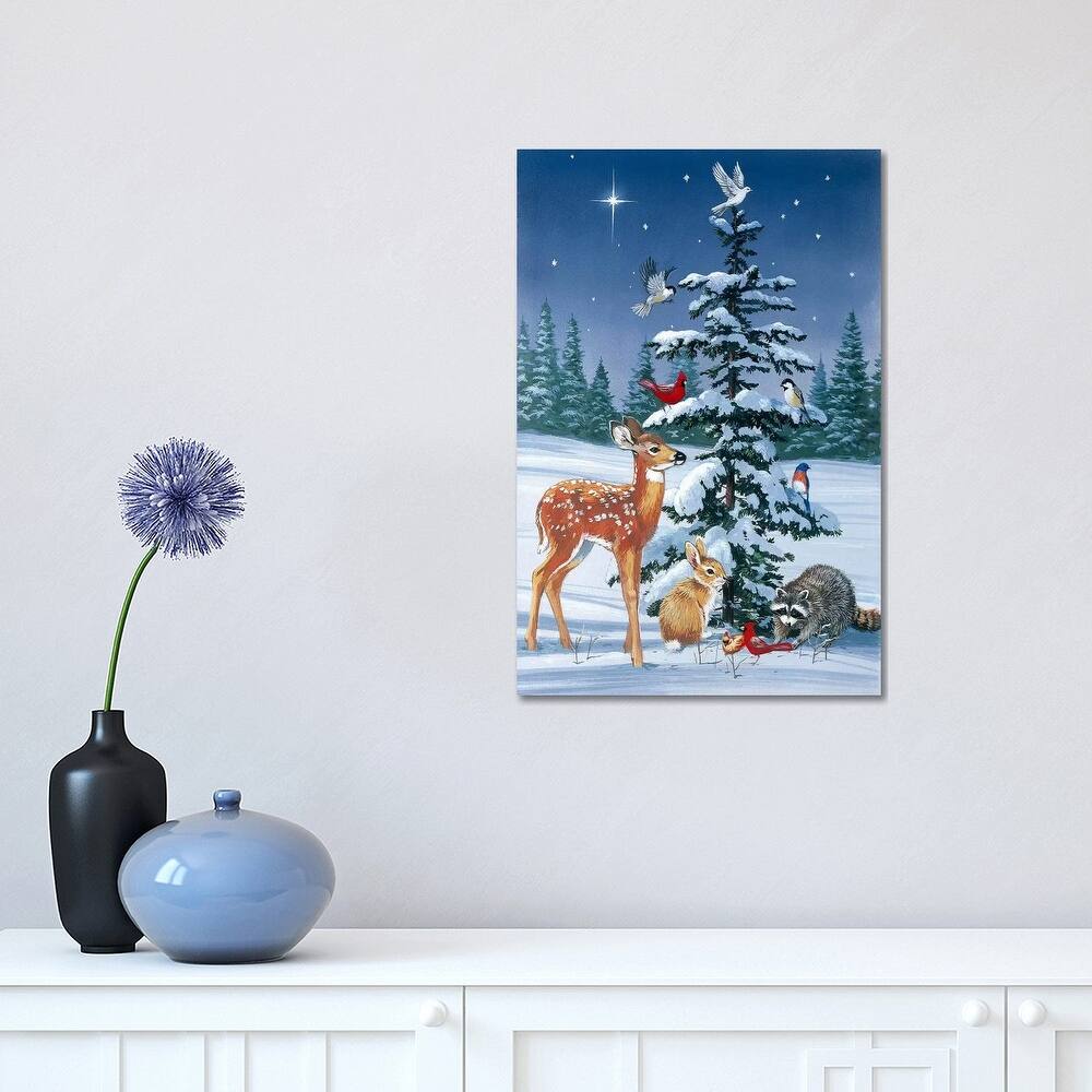 iCanvas "Christmas Gathering" by William Vanderdasson Canvas Print