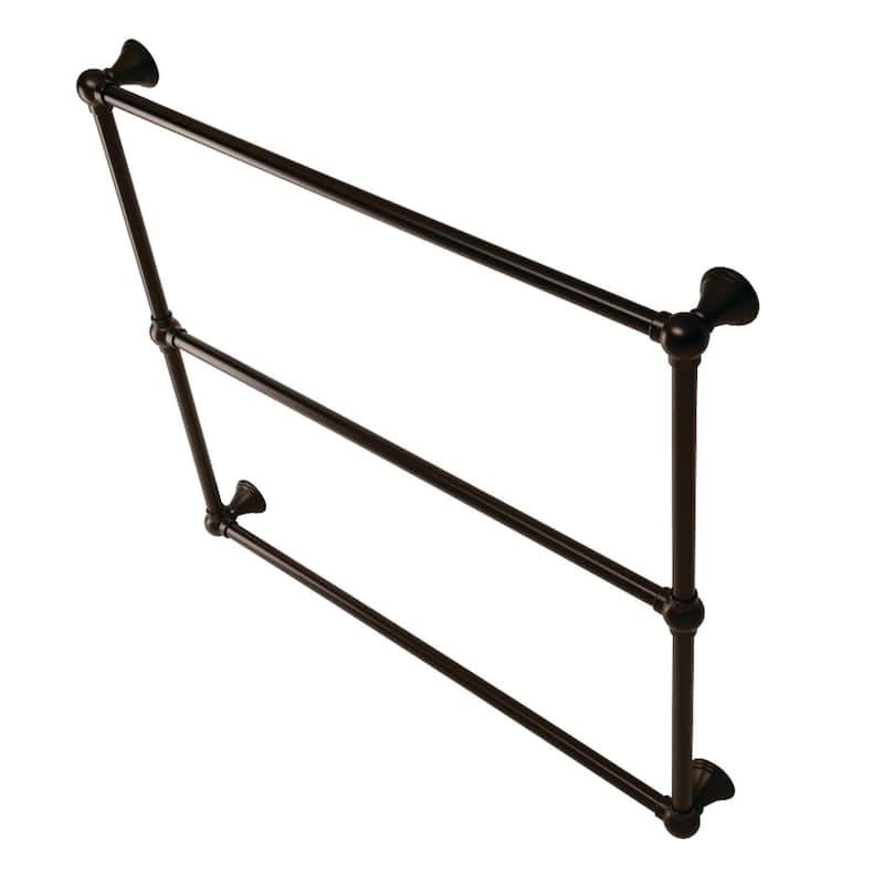 Kingston Brass Maximilien 36-Inch Wall Mount 3-Bar Towel Rack - Oil Rubbed Bronze