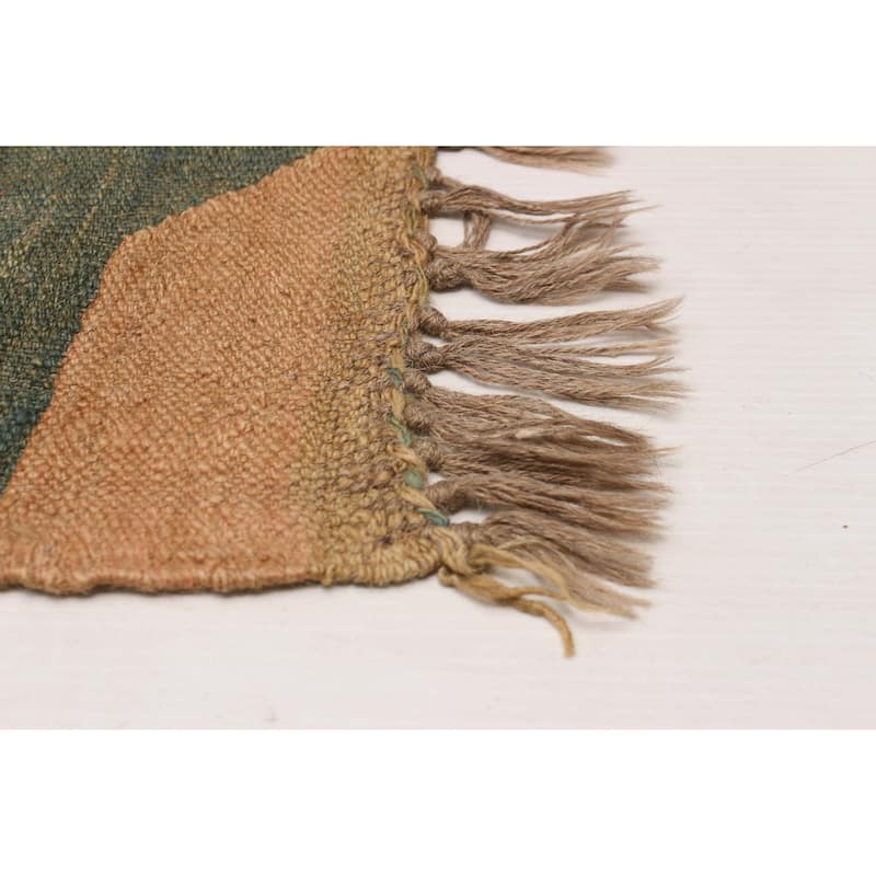 ECARPETGALLERY Flat-Weave Ankara FW Beige Wool Kilim - 10'6 x 12'9