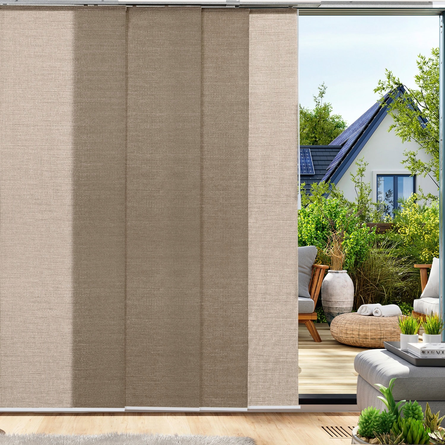 Chicology adjustable store sliding panels