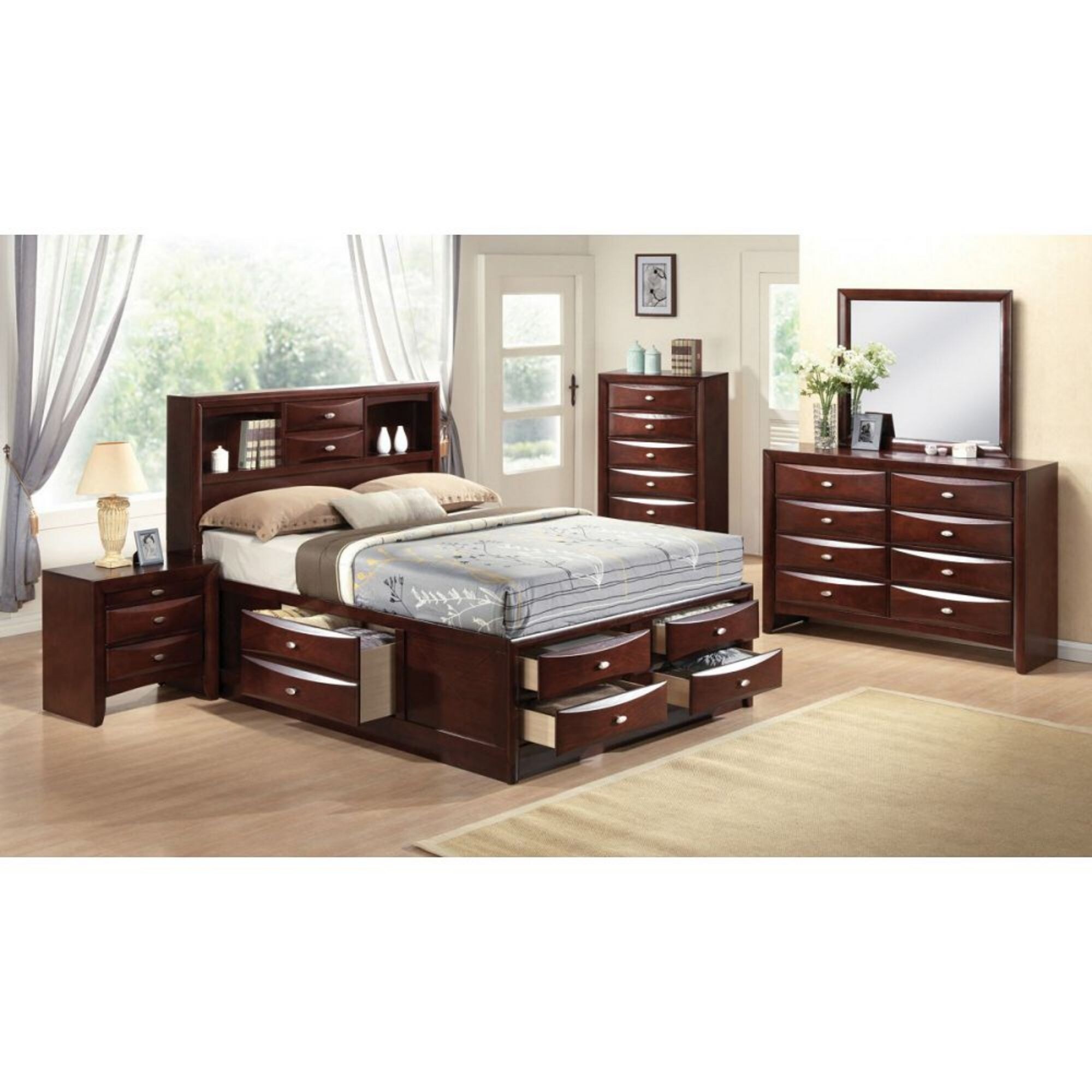 Espresso dresser on sale 8 drawer