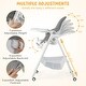 preview thumbnail 5 of 18, Convertible Infant Dining Chair with 5 Backrest and 3 Footrest Positions - 21.5" x 29" x 43.5"