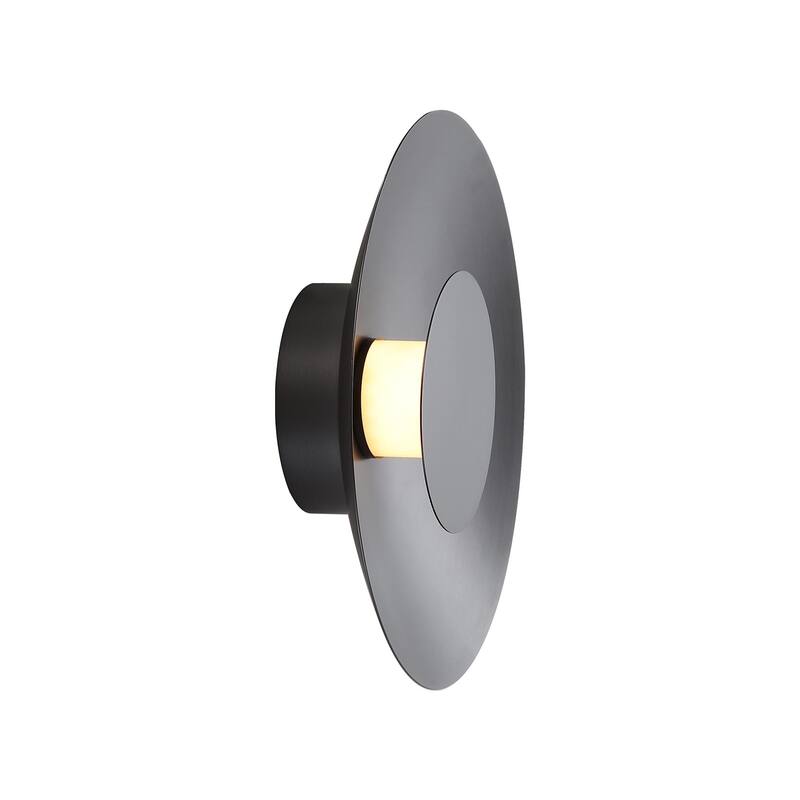 Golden Lighting 6400-FM12 GRA Luma 12" Wide Semi-flush Ceiling Fixture