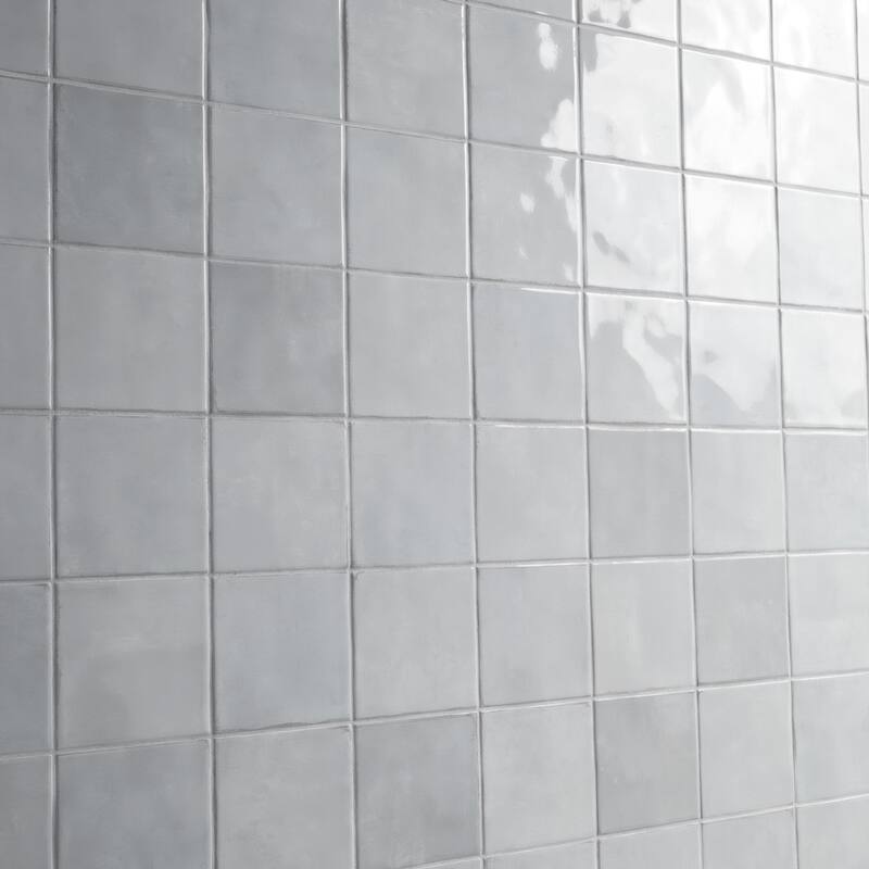 Ackland AKNPTHOK5X5G-CA Hoku - 5" x 5" Ceramic Square Wall Tile -