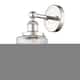 Option Polished Nickel / Clear Halophane