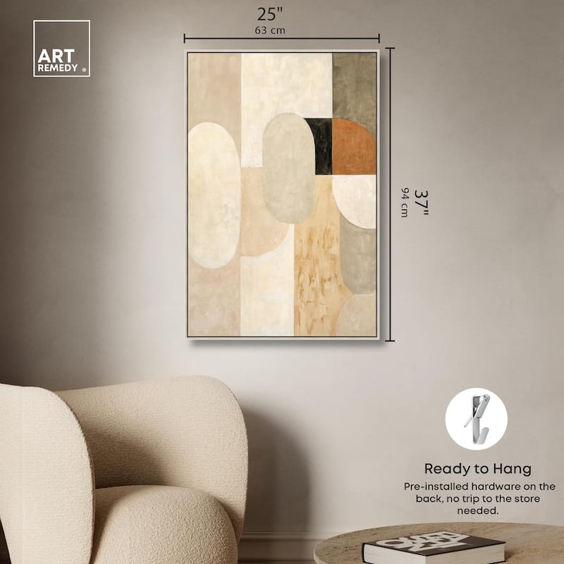 Overlapping Planes II Canvas by Art Remedy