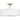 Inspire Collection 18" Three-Light Transitional Satin Brass Summer Linen Glass Semi-Flush Mount Light - 18 in x 18 in x 11.5 in