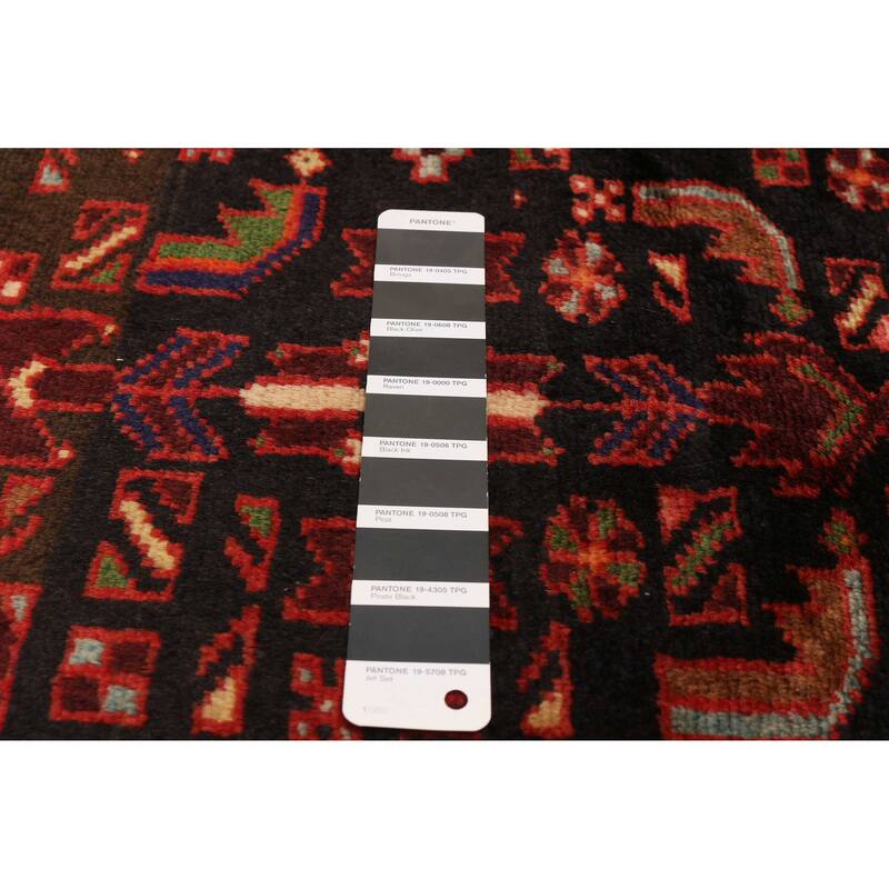 ECARPETGALLERY Hand-knotted Anadol Black Wool Rug - 4'6 x 7'3