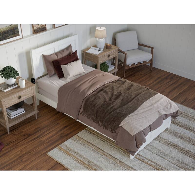 Canyon Foundation Bed Frame with Matching Footboard
