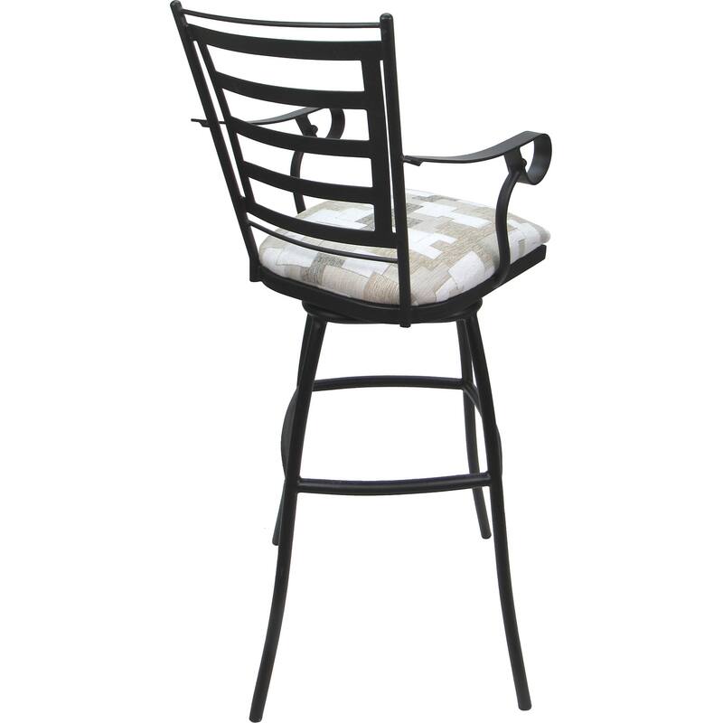 Outdoor Indoor Bar Stool Counter Extra Tall - Jenna with Arms