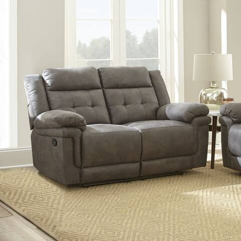 Austin Microfiber Reclining Loveseat by Greyson Living