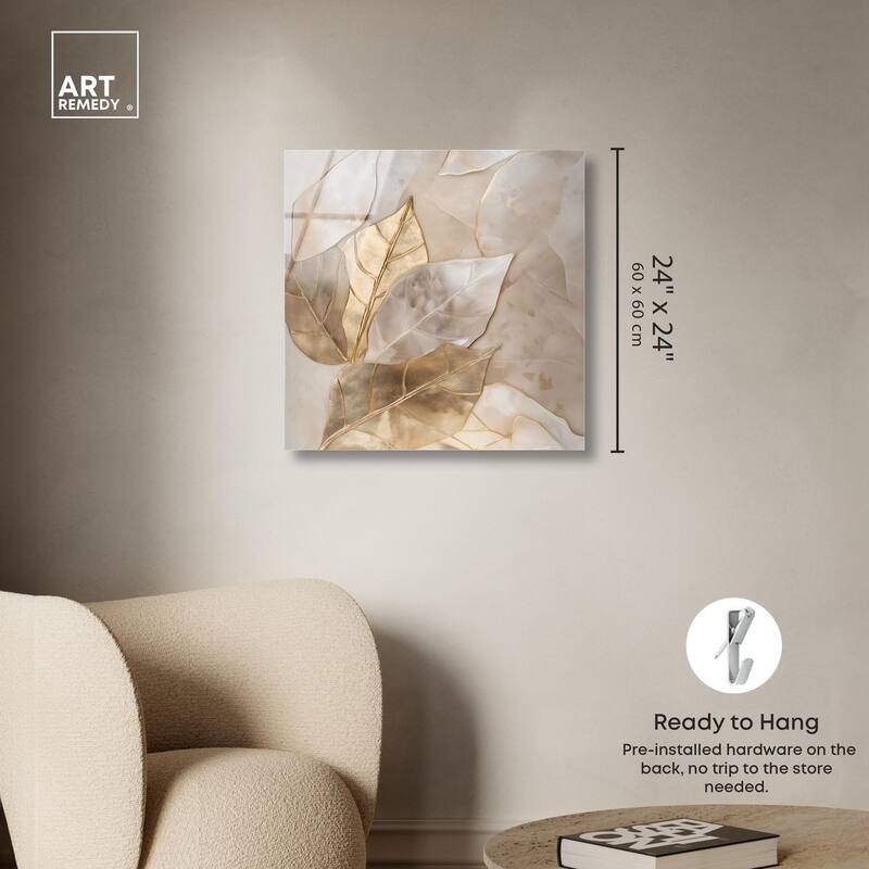 Golden Boughs Acrylic by Art Remedy, Ready to Hang