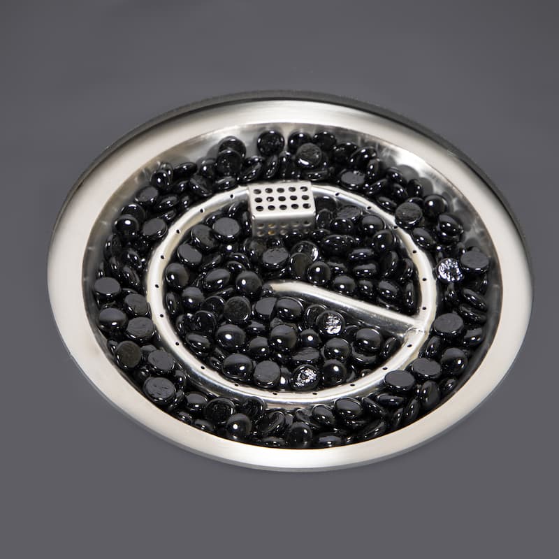 Walbrooke 4-Piece Outdoor Powder-Coated Frame Patio Furniture Set with Fire Pit Table, Tank Holder and Polyester Cushions