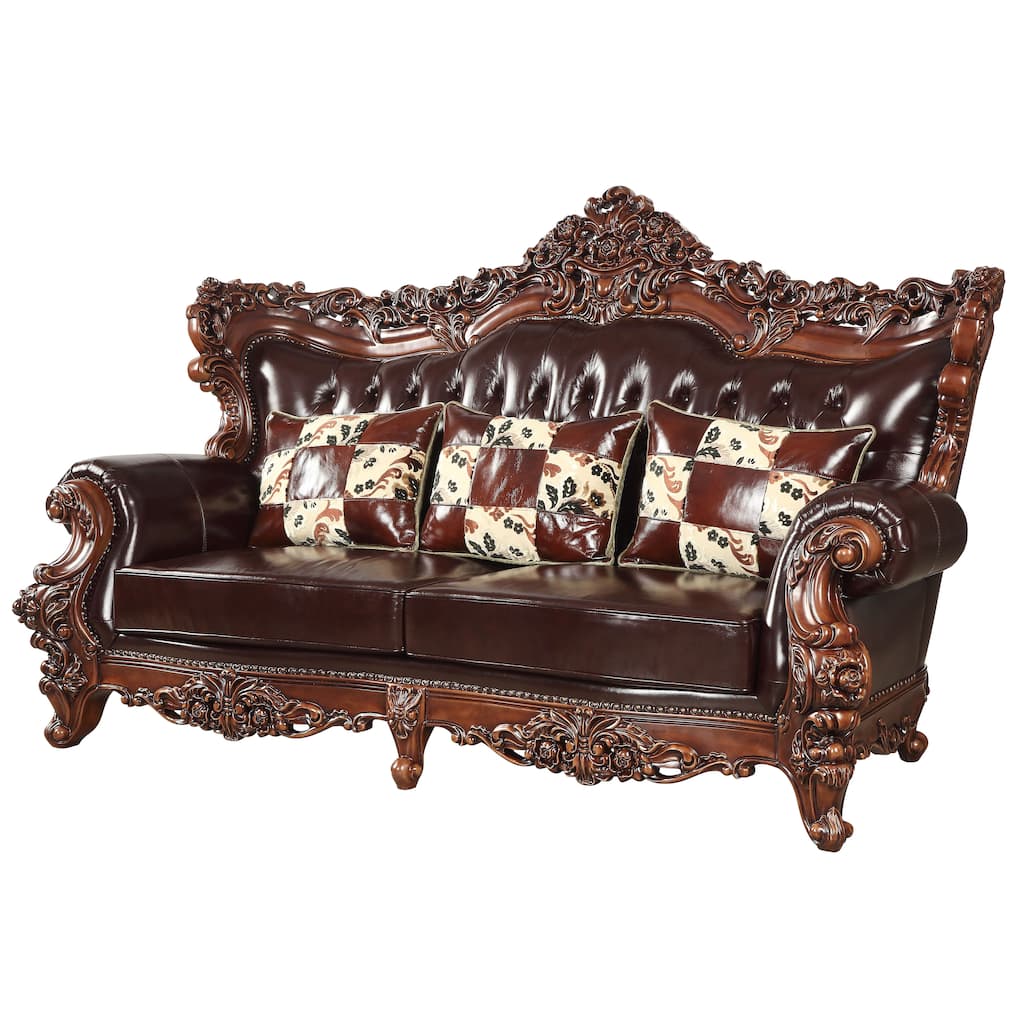 Stefan Espresso and Walnut with 3-Pillows