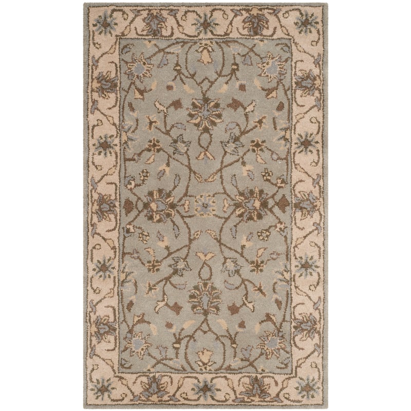 SAFAVIEH Handmade Heritage Scrollwork Traditional Oriental Wool Rug