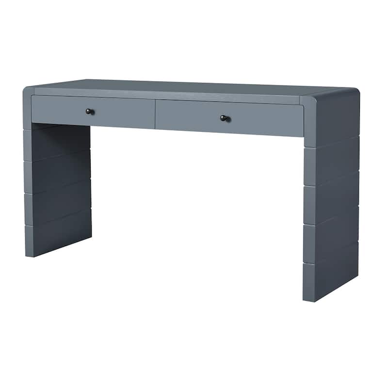 Curved Console Table with Storage