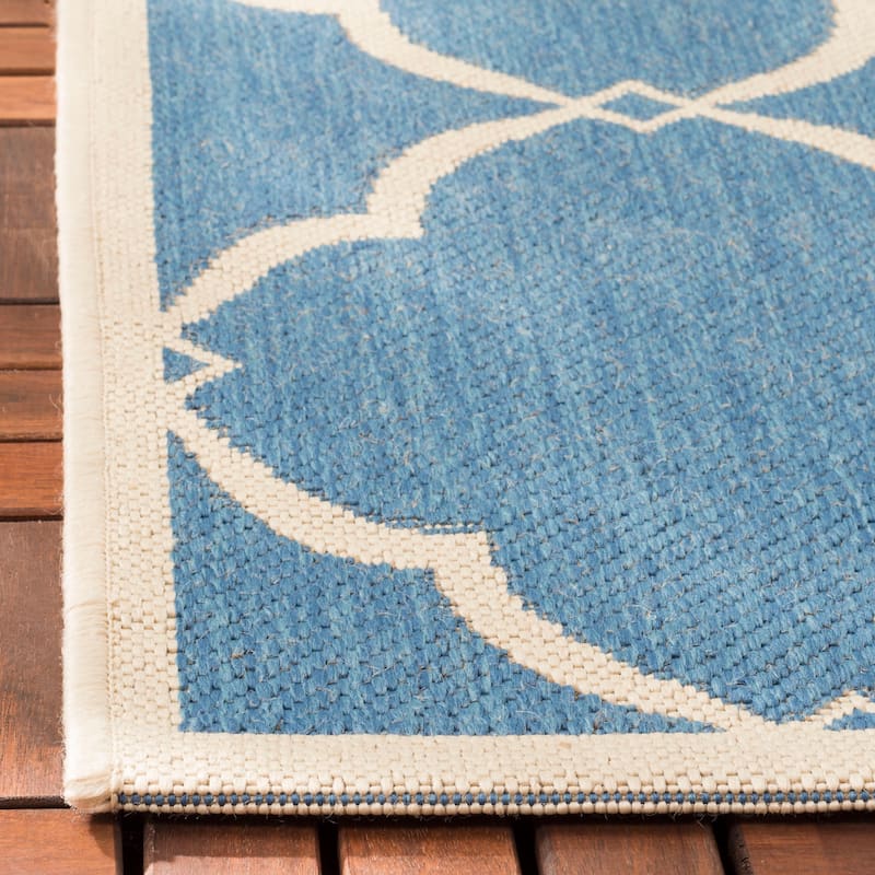 SAFAVIEH Beach House Caetana Indoor /Outdoor Waterproof Patio Backyard Rug