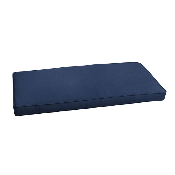 Navy outdoor bench cushion sale