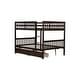 preview thumbnail 12 of 18, Functional Full over Full Bunk Bed with Drawers and Detachable Design,Espresso