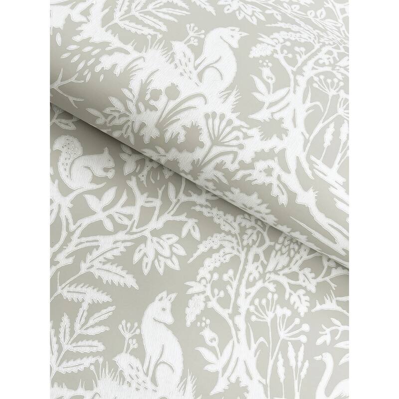 Chesapeake Alrick Taupe Forest Venture Wallpaper