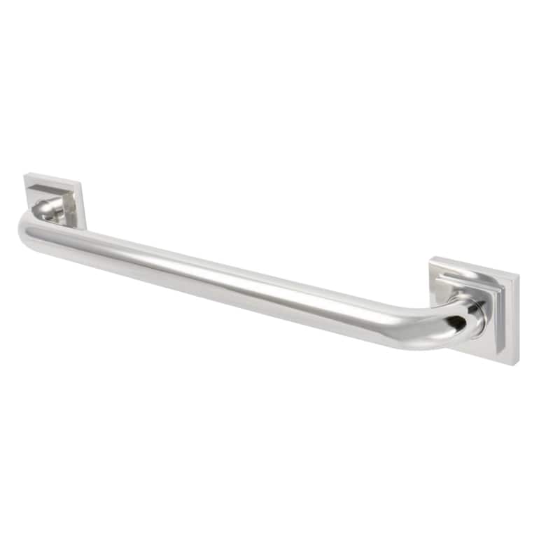 Kingston Brass Claremont 18-Inch x 1-1/4-Inch O.D Grab Bar - Polished Nickel