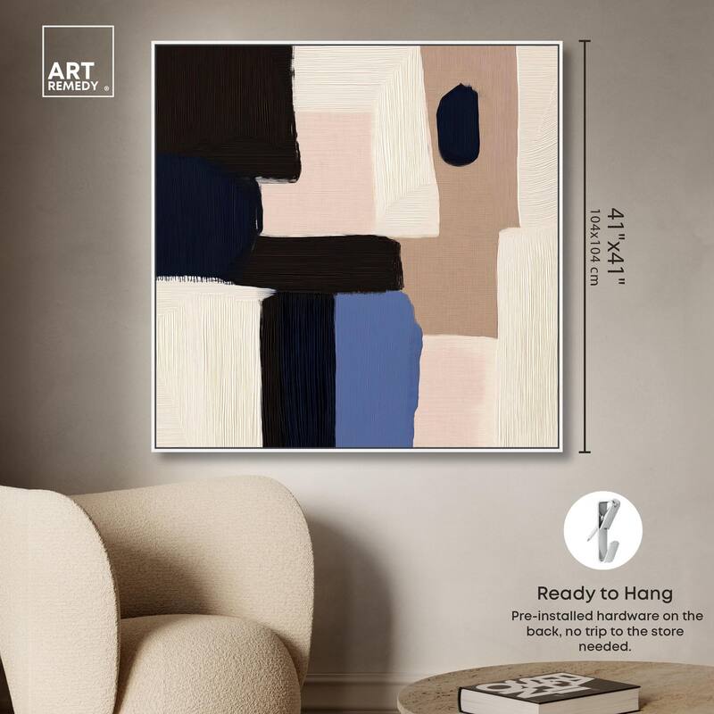 Blue Quietude II Canvas by Art Remedy