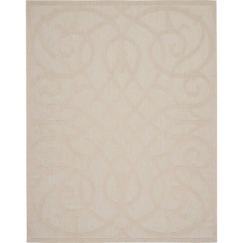 Nourison Palamos Geometric Scroll Indoor Outdoor Area Rug