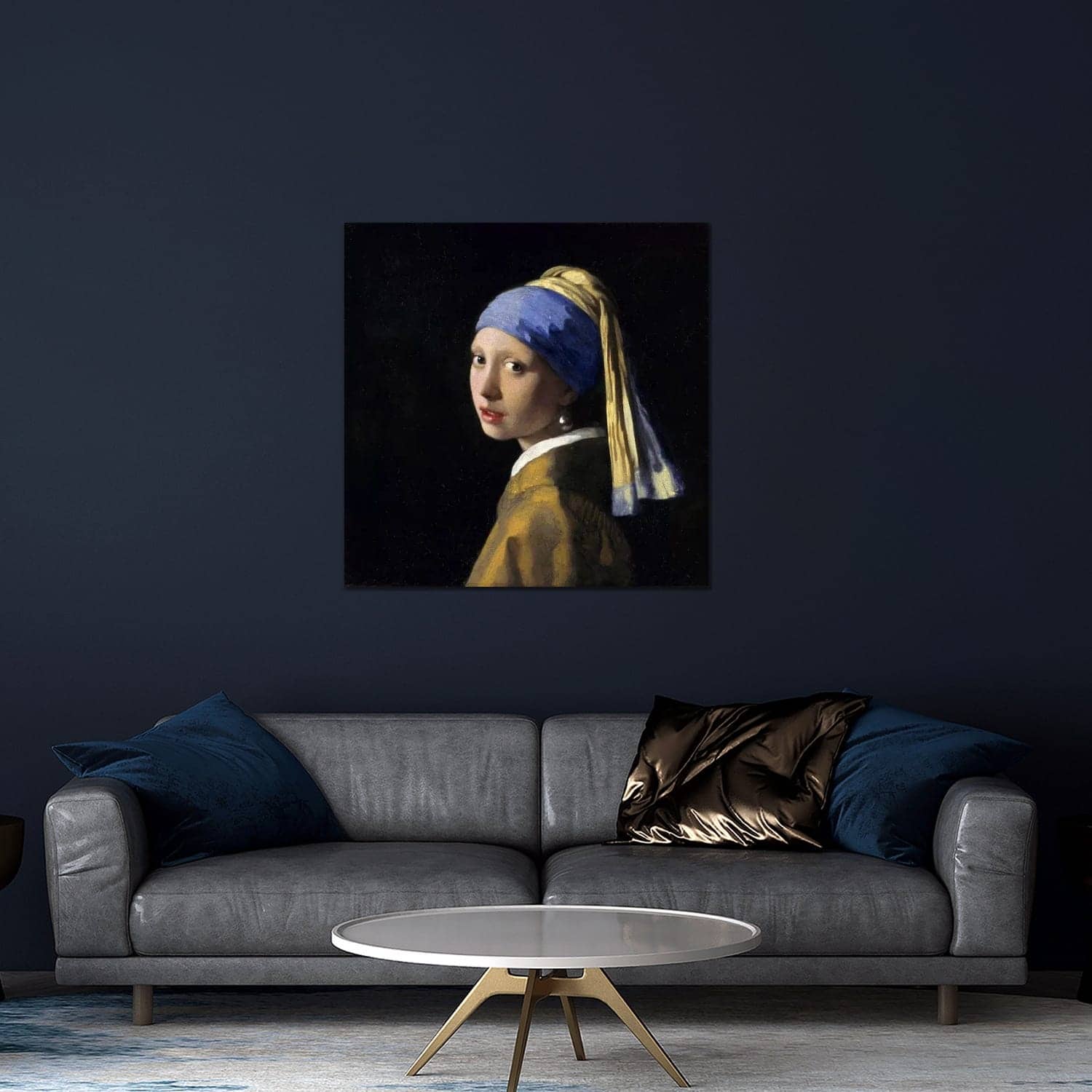 Girl with a Pearl Earring Print On Acrylic Glass by Johannes Vermeer ...