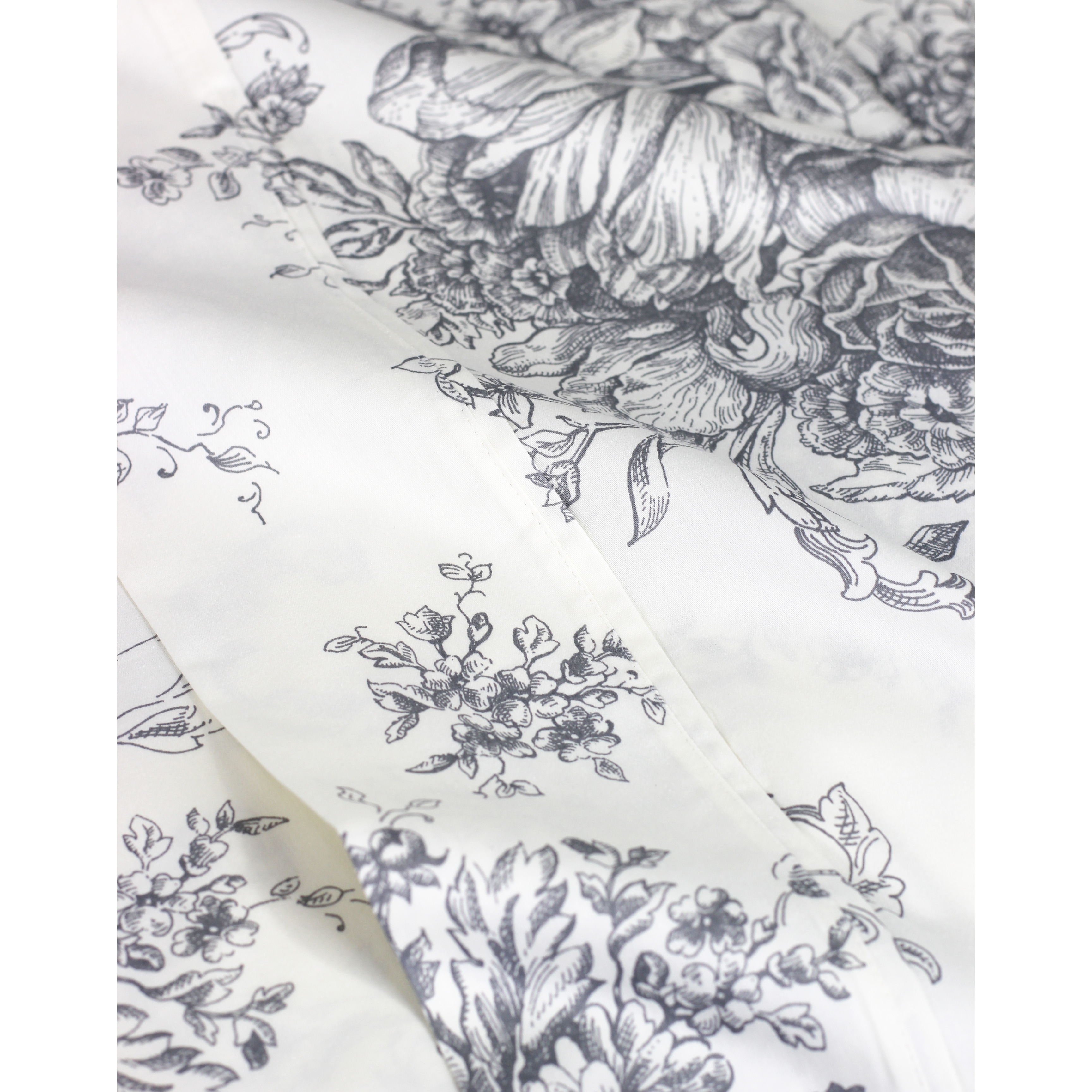 Printed Floral Design Cotton Collection Sheet Set and Pillowcases - Picture 62 of 130