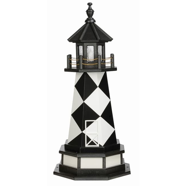 Cape Lookout Replica Hybrid Poly and Wood Lighthouse with Base.. - Bed ...