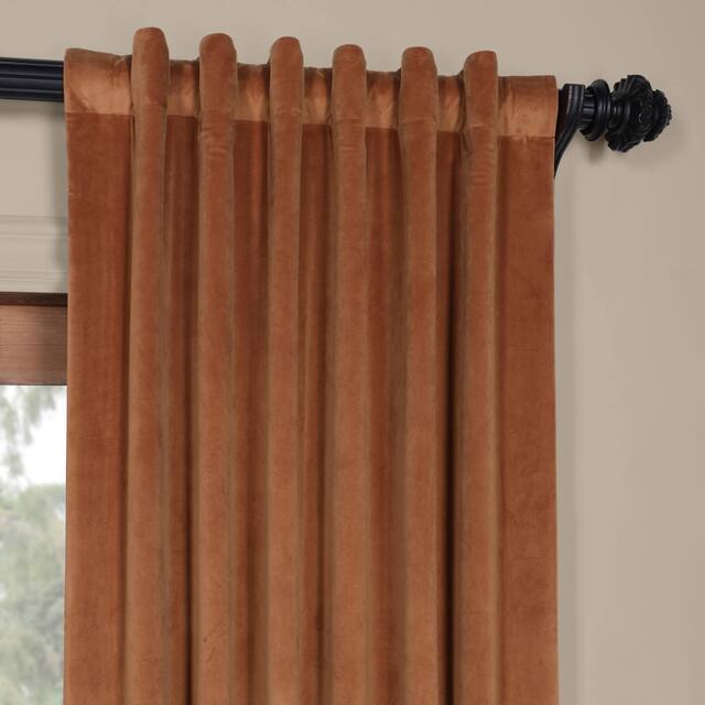 Exclusive Fabrics Signature Velvet Blackout Curtain (1 Panel)