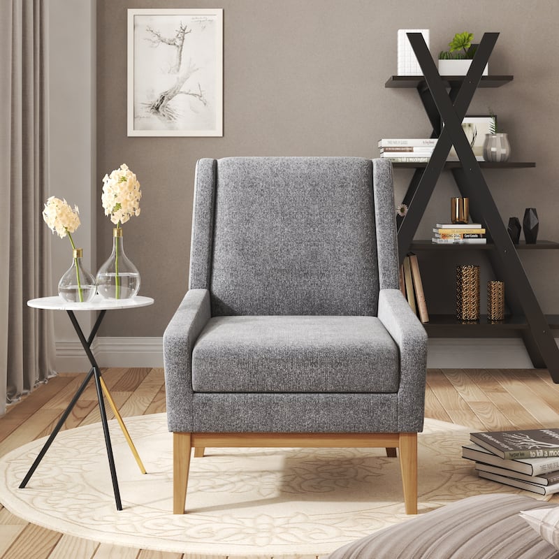 Corvus Armitage Chenille Upholstered Accent Chair